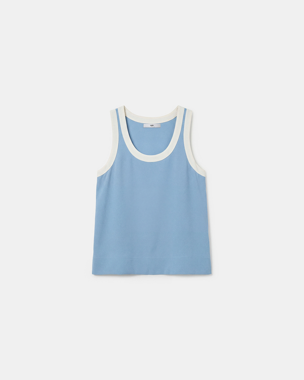 True Top Blue denim Top ZAPA