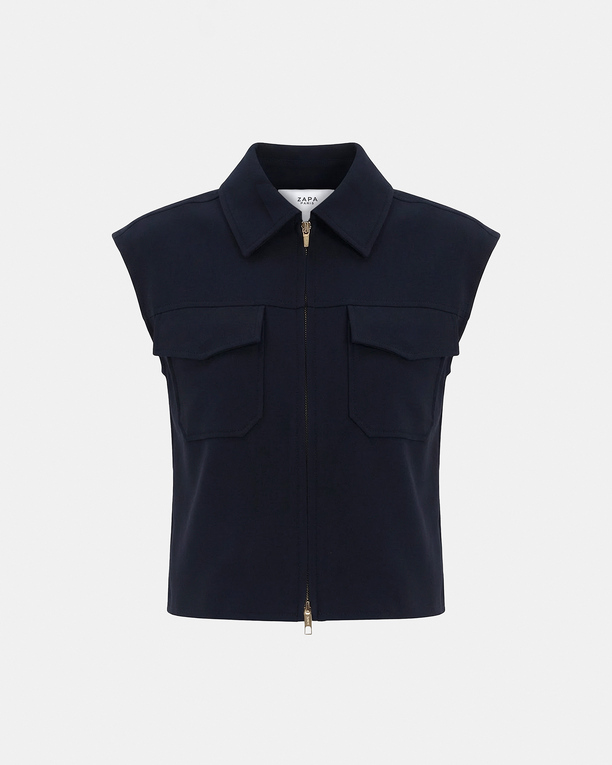Bastien Jacket Nighttime sleeveless jacket ZAPA