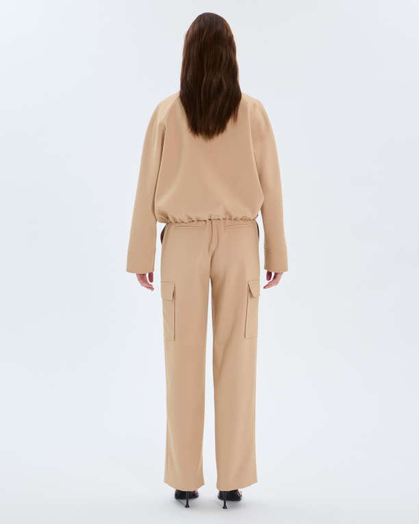 Valeria Jacket Sand-colored short jacket ZAPA
