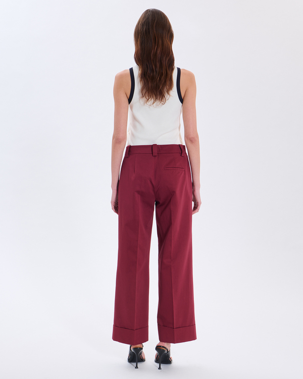 Parly Pants Pants burgundy ZAPA