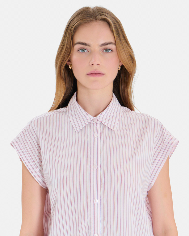 Corea Shirt Striped sleeveless shirt ZAPA