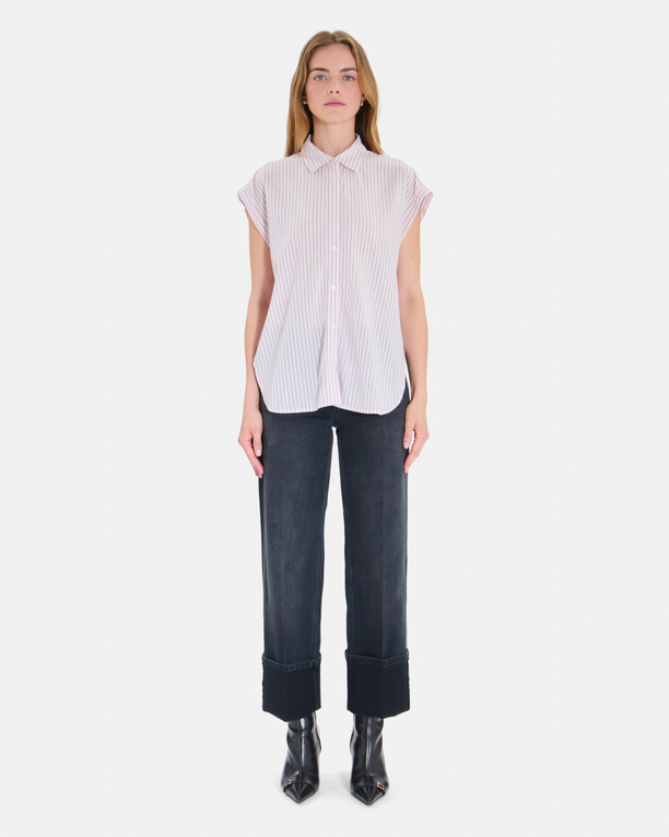 Corea Shirt Striped sleeveless shirt ZAPA