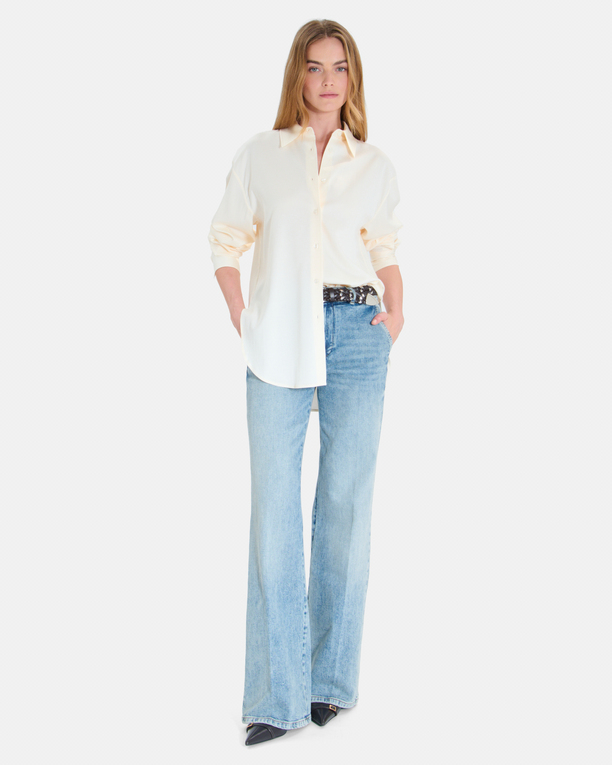 Corentin shirt Cream long-sleeved shirt ZAPA