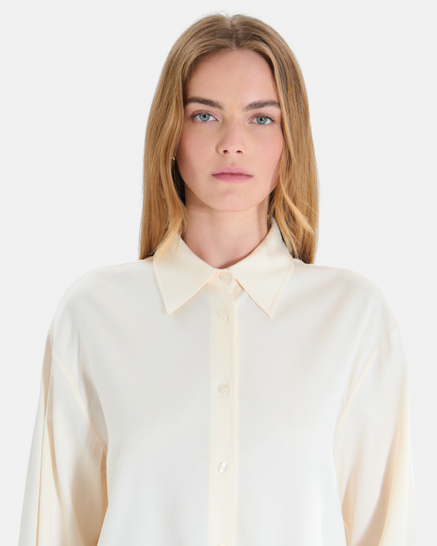 Corentin shirt Cream long-sleeved shirt ZAPA
