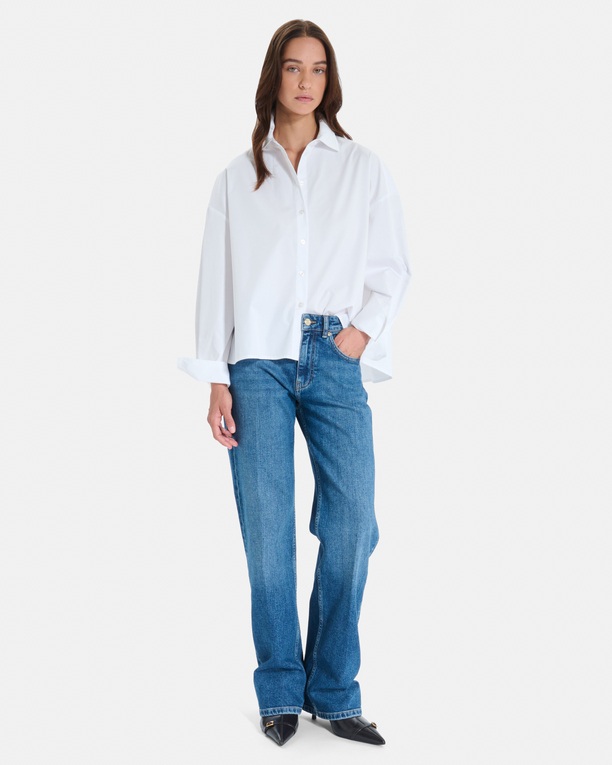 Colette shirt Classic white long-sleeved shirt ZAPA