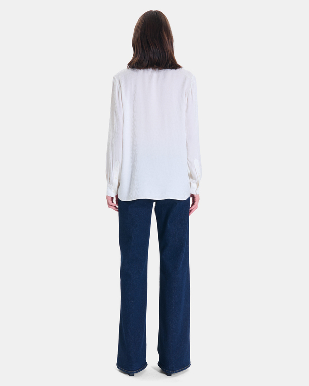 Corane Shirt Off-white, straight-cut shirt ZAPA