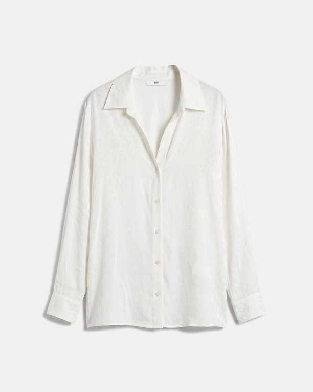Corane Shirt Off-white, straight-cut shirt ZAPA
