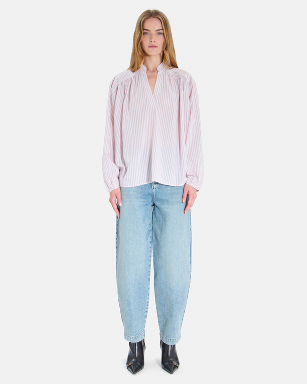 Blandine Blouse Lightweight striped blouse with long sleeves ZAPA