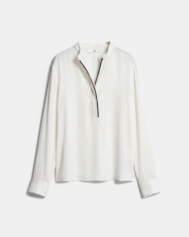 Beca Blouse Flowy off-white blouse with long sleeves ZAPA