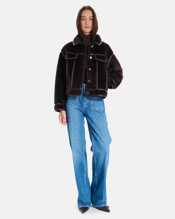 Jean Pocket Straight-leg cotton jeans ZAPA