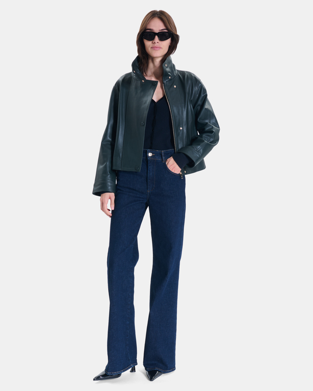 Jean New Jessie Palazzo jeans in raw blue cotton ZAPA
