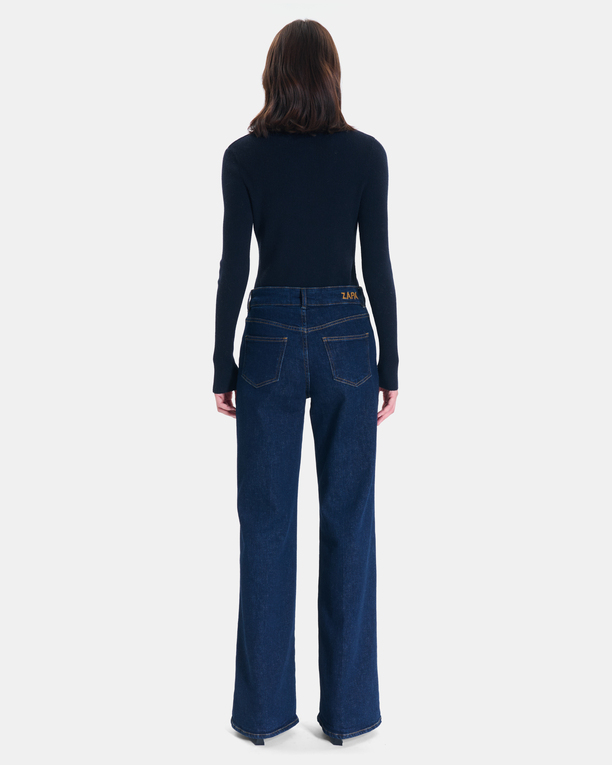 Jean New Jessie Palazzo jeans in raw blue cotton ZAPA
