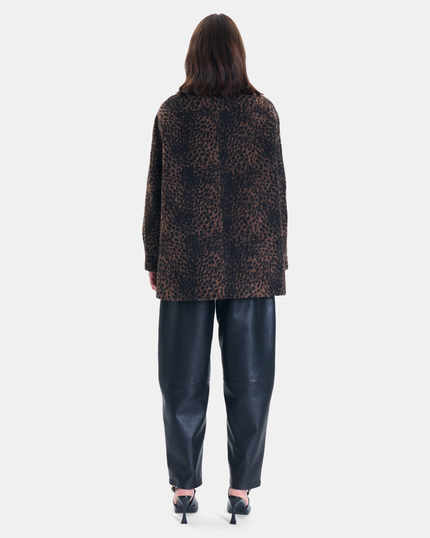 Marilene Coat Leopard print coat ZAPA