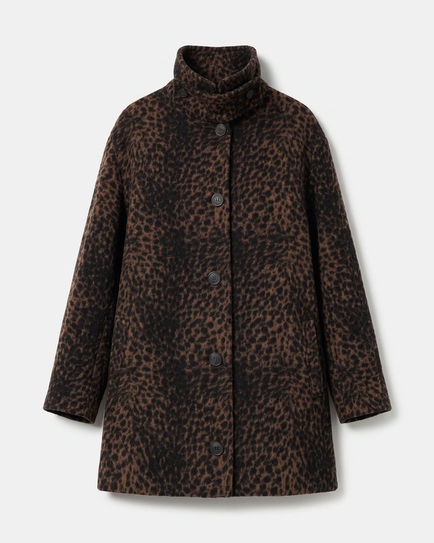Marilene Coat Leopard print coat ZAPA
