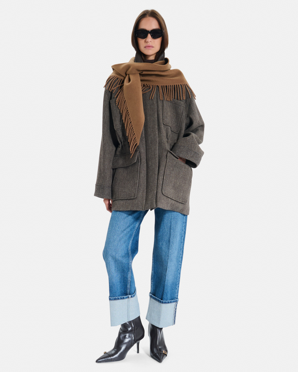 Marilou Coat Hazelnut wool coat ZAPA
