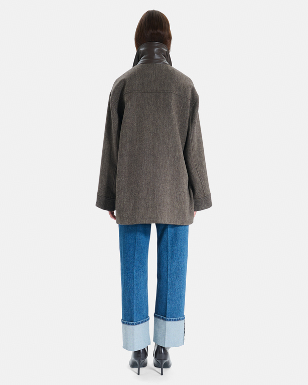Marilou Coat Hazelnut wool coat ZAPA