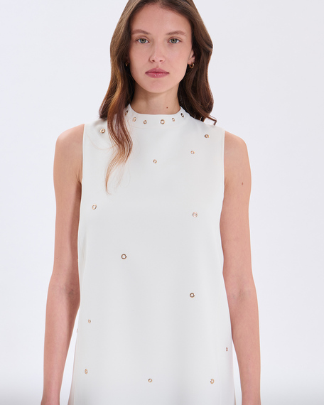 Roxa dress ecru eyelet dress zapa