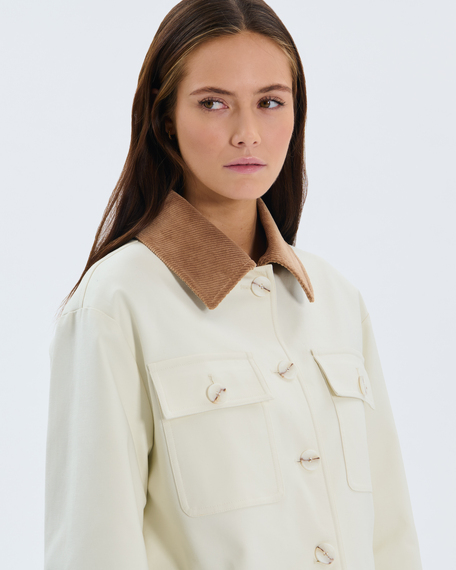 Vero jacket ecru cotton jacket zapa