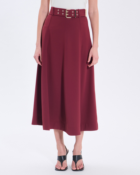 June skirt long wine-colored skirt zapa
