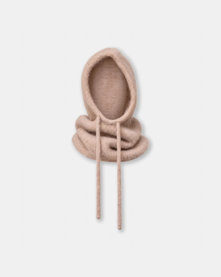 Betty bonnet beige fitted balaclava zapa