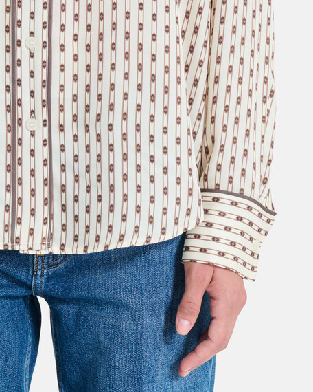 Cosmi p shirt straight-cut shirt with geometric patterns zapa