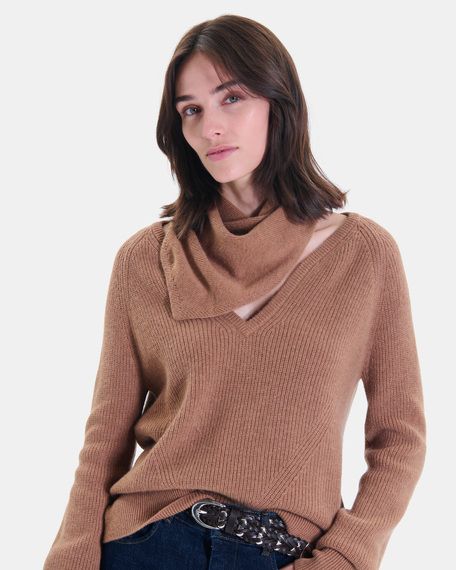Elly scarf camel wool scarf zapa