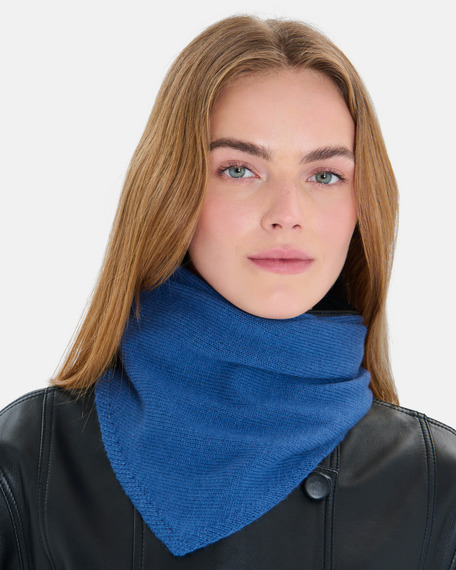 Elly scarf indigo wool scarf zapa