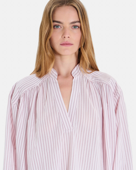 Blandine blouse lightweight striped blouse with long sleeves zapa