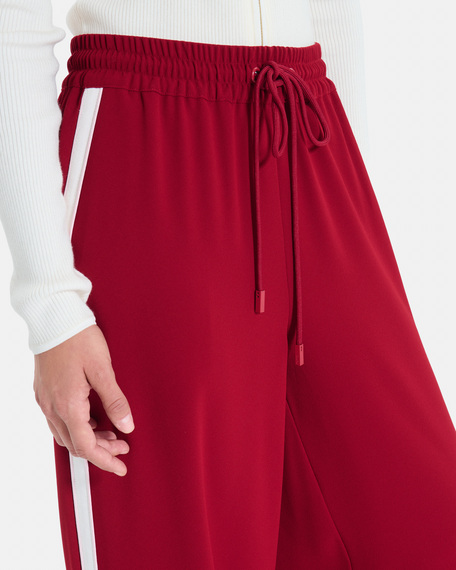 Posy pants flowing drawstring trousers with white side stripes zapa