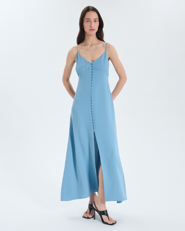 Rystina Dress Rystina dress in blue denim ZAPA