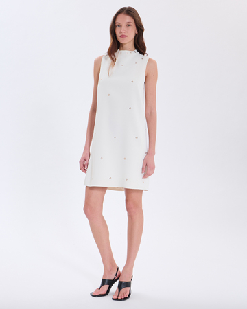 Roxa Dress Ecru eyelet dress ZAPA