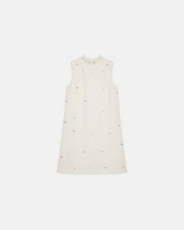 Roxa Dress Ecru eyelet dress ZAPA
