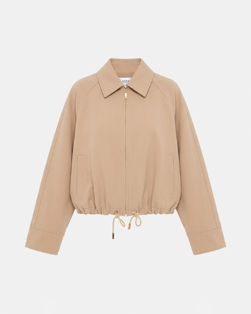Valeria Jacket Sand-colored short jacket ZAPA