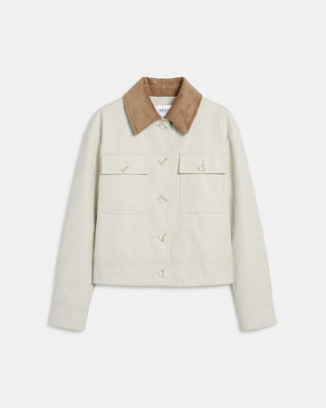 Vero Jacket Ecru cotton jacket ZAPA