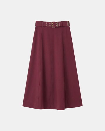 June Skirt Long wine-colored skirt ZAPA