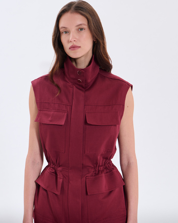 Valya Jacket Valya jacket burgundy ZAPA