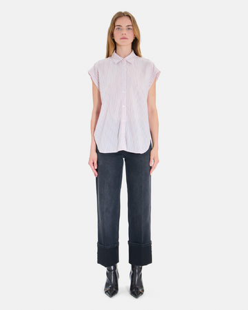 Corea Shirt Striped sleeveless shirt ZAPA