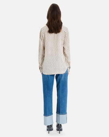 Cosmi P Shirt Straight-cut shirt with geometric patterns ZAPA