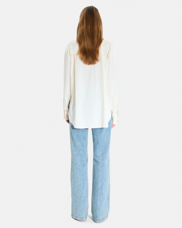 Corentin shirt Cream long-sleeved shirt ZAPA
