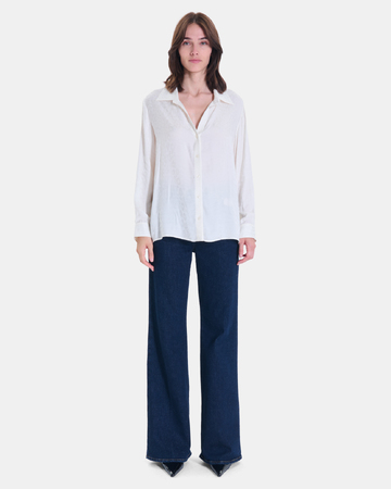 Corane Shirt Off-white, straight-cut shirt ZAPA
