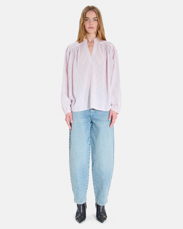 Blandine Blouse Lightweight striped blouse with long sleeves ZAPA