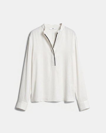 Beca Blouse Flowy off-white blouse with long sleeves ZAPA