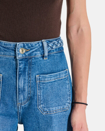 Jean Pocket Straight-leg cotton jeans ZAPA