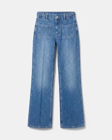 Jean Pocket Straight-leg cotton jeans ZAPA