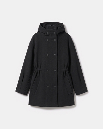 Marina Coat Chocolate wool coat ZAPA