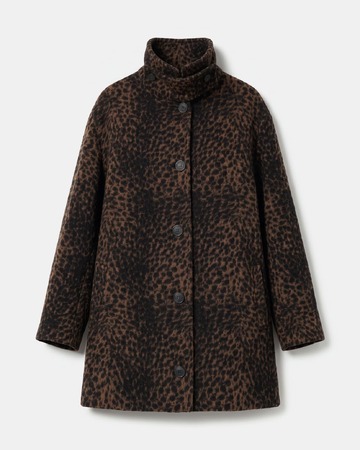Marilene Coat Leopard print coat ZAPA