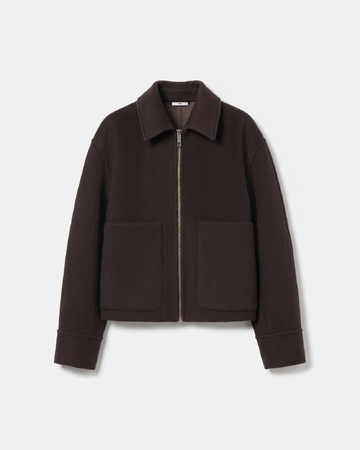 Moby Coat Short reversible wool coat ZAPA