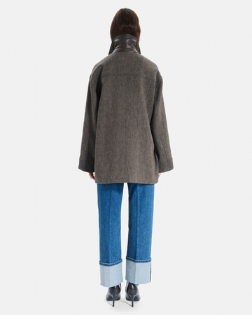 Marilou Coat Hazelnut wool coat ZAPA