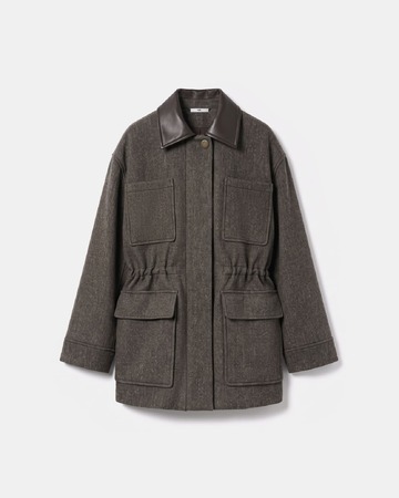 Marilou Coat Hazelnut wool coat ZAPA
