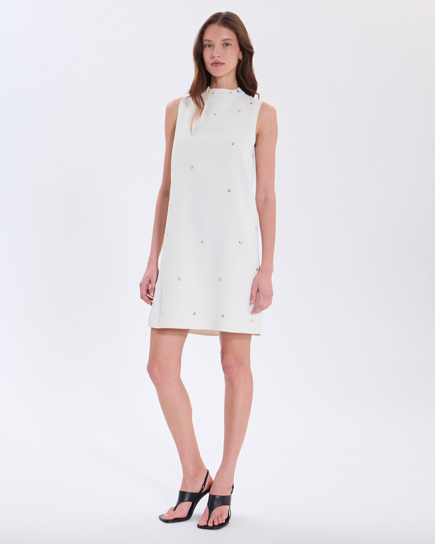 Roxa Dress Ecru eyelet dress ZAPA